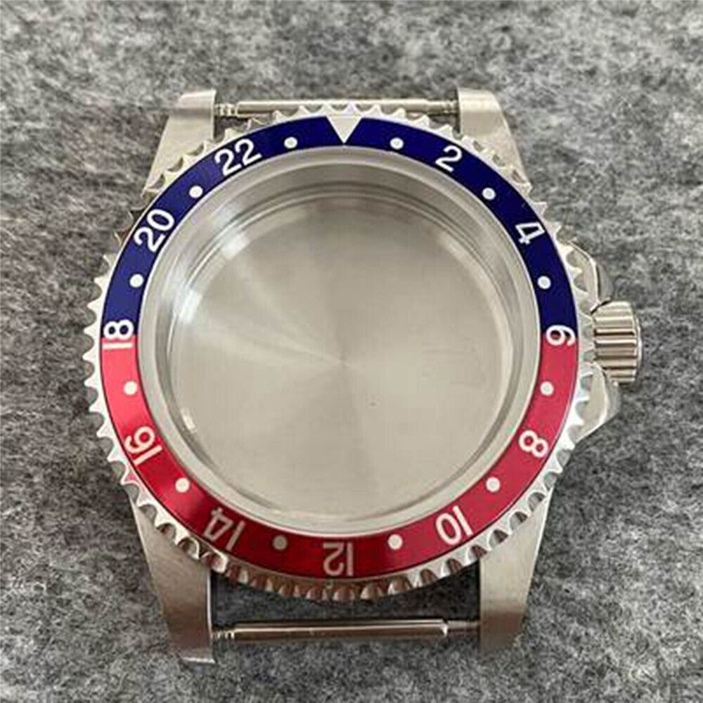 Waterproof watch case 39.5mm with stainless steel, sapphire glass for NH35/36 movements.