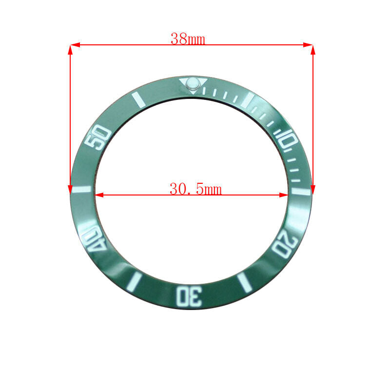 38mm Keramik Uhr Lünette Für GMT Herren Uhr Zubehör Uhr Reparatur Teil