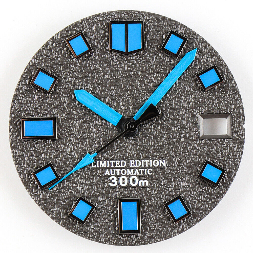 Cadran de montre lumineux de 28,5 mm, adapté au mouvement NH35, pièces et aiguilles