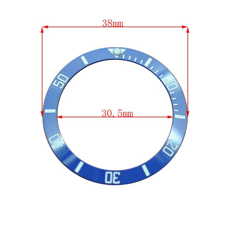 38mm Keramik Uhr Lünette Für GMT Herren Uhr Zubehör Uhr Reparatur Teil