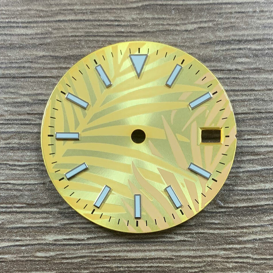 28.5MM blue luminous dial for ETA2836, 8215, 821A, 2813 watch movements, vibrant glow
