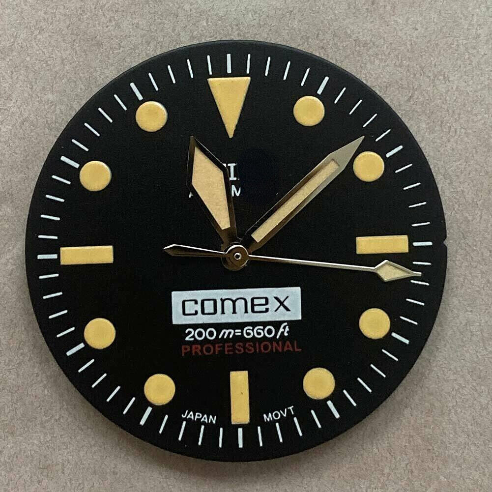 28.50mm Watch Dial Green Luminous Suitable for NH35/NH36 Movement Watch #06