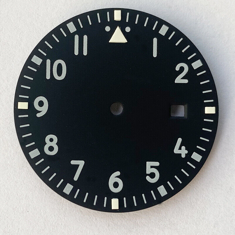 Green luminous 33.5MM watch dial, designed for Miyota 8215/2813, ensures high visibility in low light.