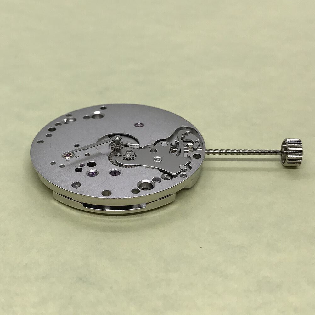 Seagull ST3621 mechanical watch movement with second hand at 6 o'clock, ETA 6498 replacement, precision gear set.