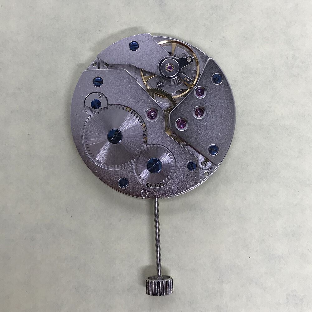Seagull ST3621 mechanical watch movement with second hand at 6 o'clock, ETA 6498 replacement part.