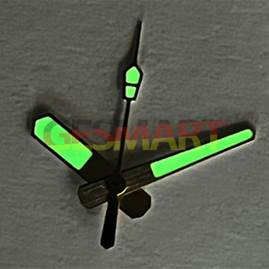 Golden Trim C3 Super Lume watch hands for SRP777 SKX SBBN, compatible with NH35 NH36 movement, luminous design.