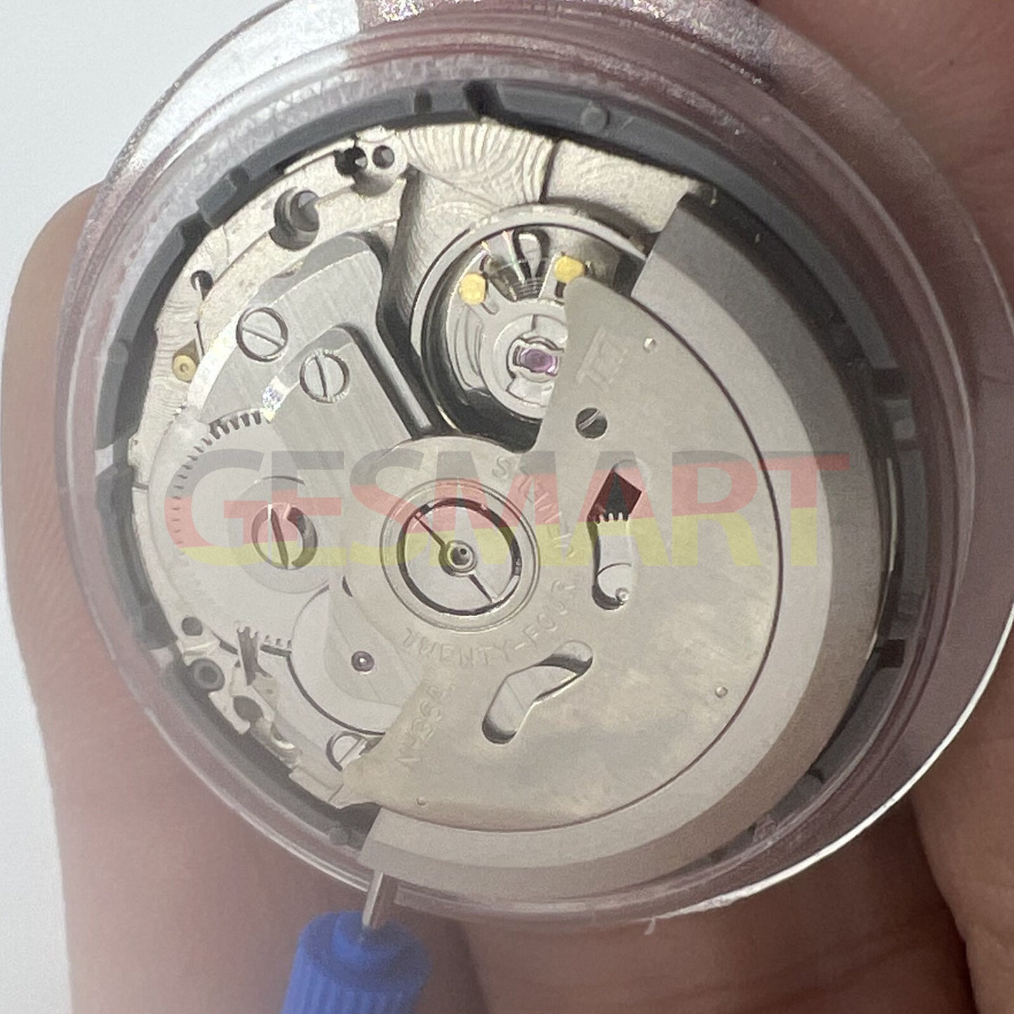 Japan NH36A watch movement with black dial, English weekday, crown at 3 o'clock, perfect for watch accessories by NH36A.