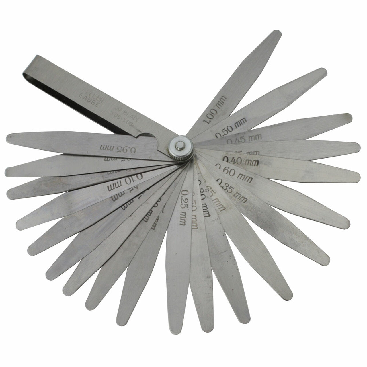 Bergeon 1610 thickness feeler gauge set for precise watch accessory measurements 0.05mm-1.00mm
