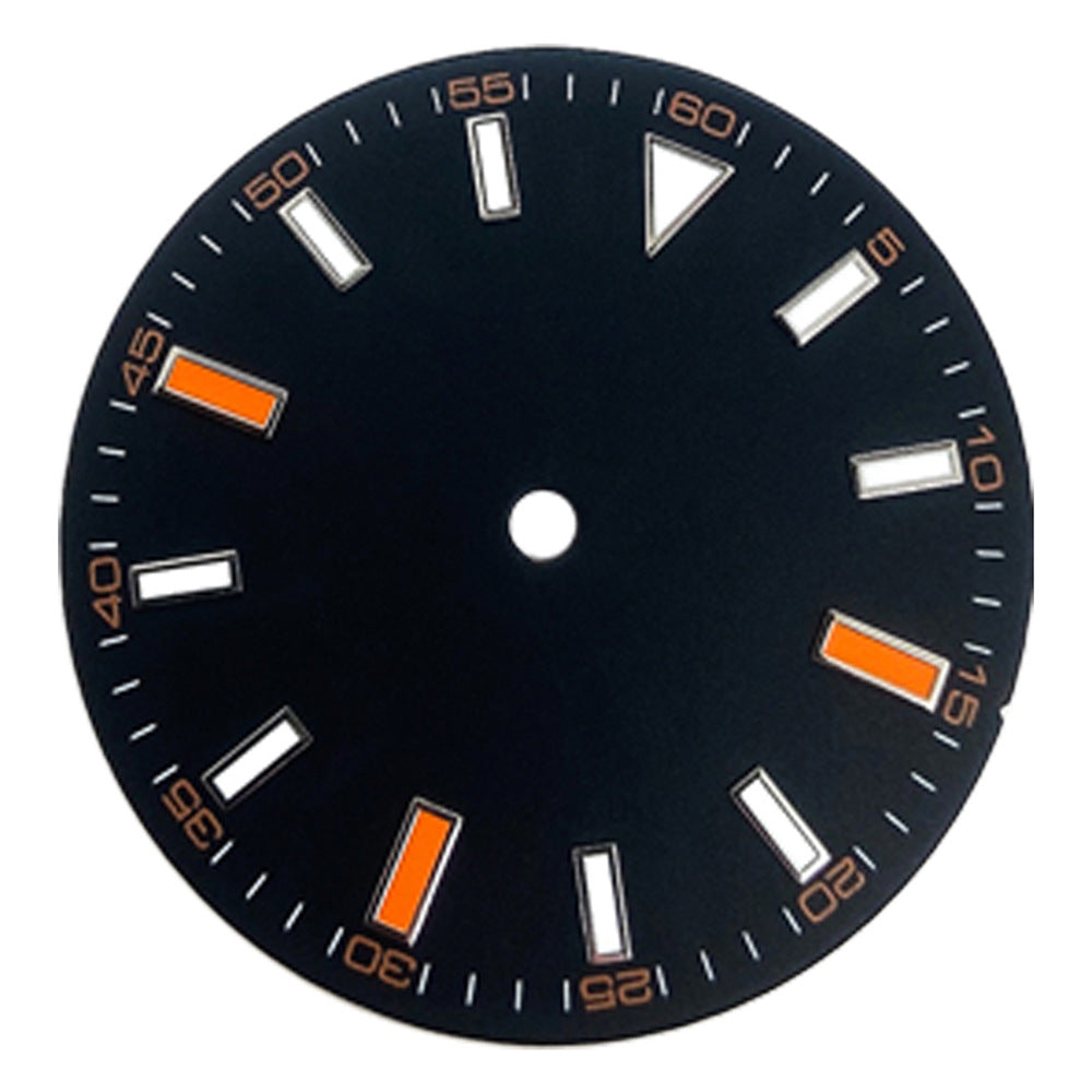 29MM green luminous watch dial, compatible with Miyota 2813, 3804, 8215, 8205, 821A movements.
