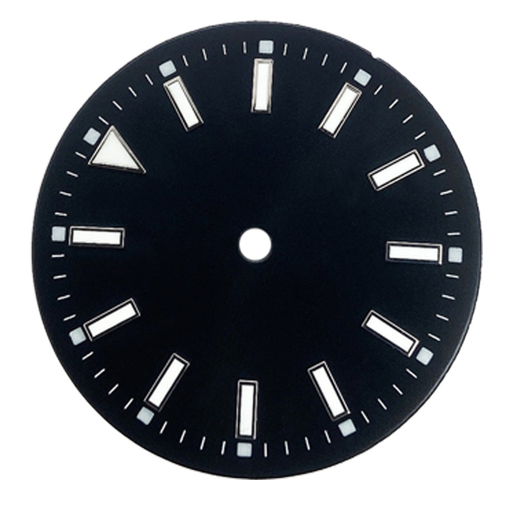 29MM green luminous watch dial, compatible with Miyota 2813, 3804, 8215, 8205, 821A movements.