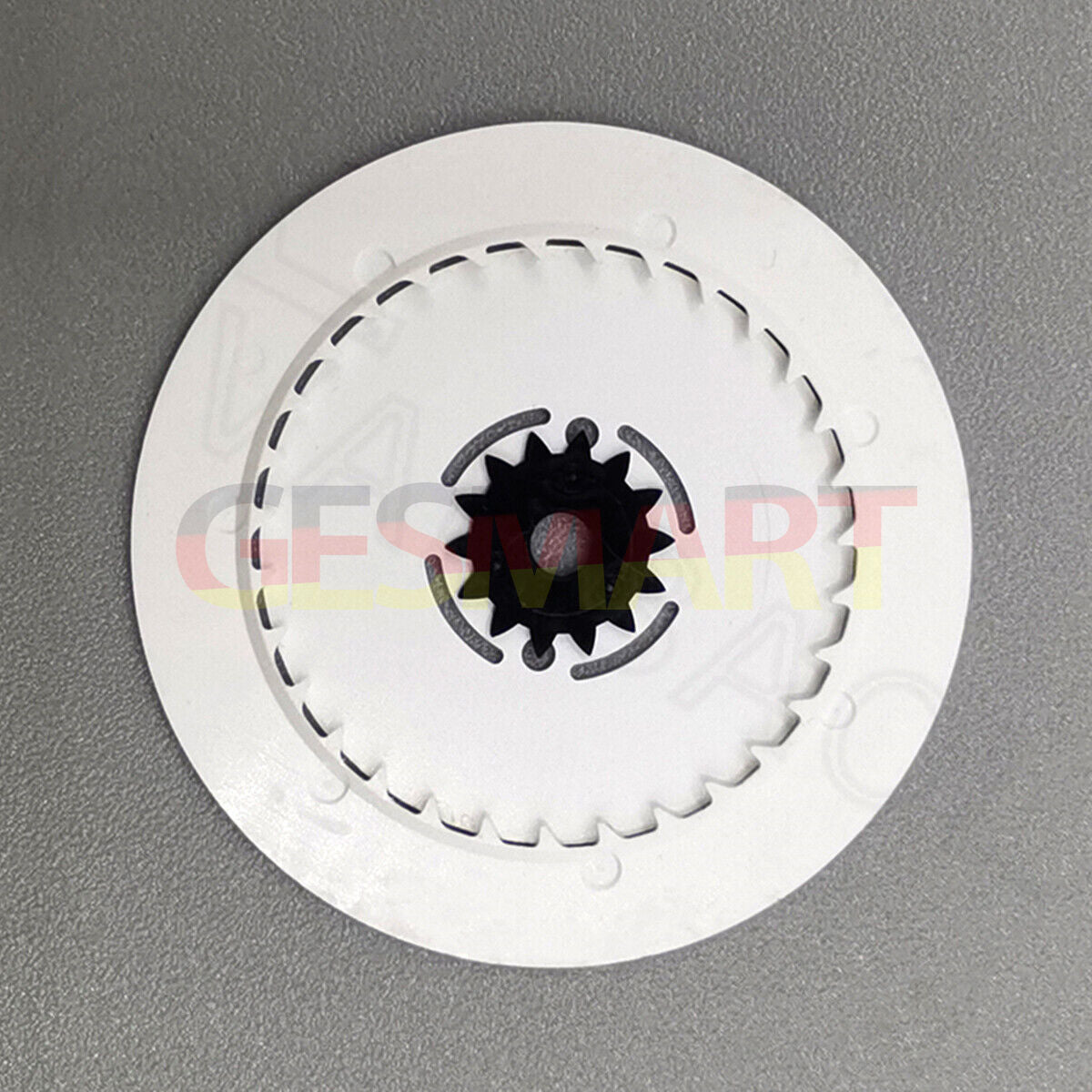 Blue and green lume date and week wheels for NH36 movement, white disk, precise fit for clear visibility