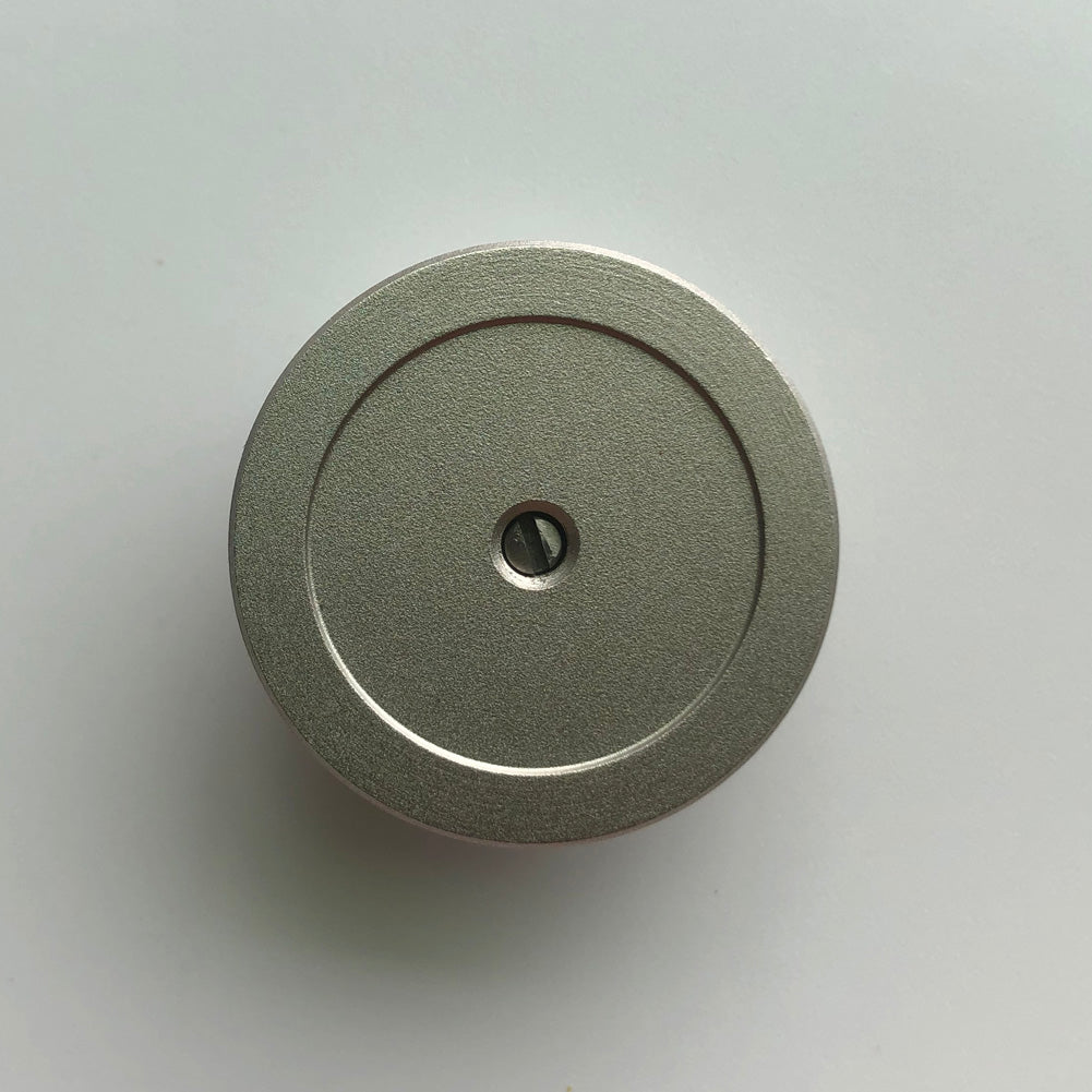 Bergeon 1997 DI 834 watch movement holder with center screw, fits 8-3/4 ligne movements, precise tool for watch repair.