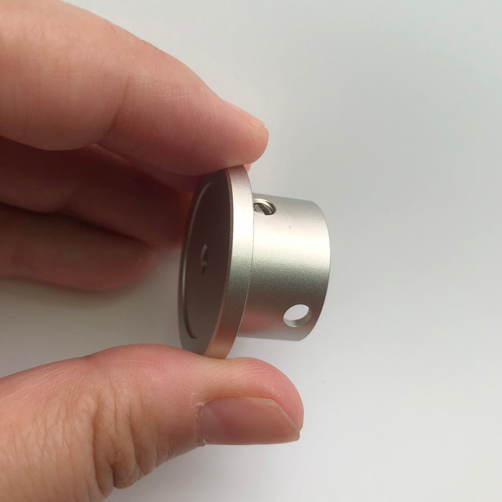 Bergeon 1997 DI 834 watch movement holder with center screw, for 8-3/4 ligne watch repairs.