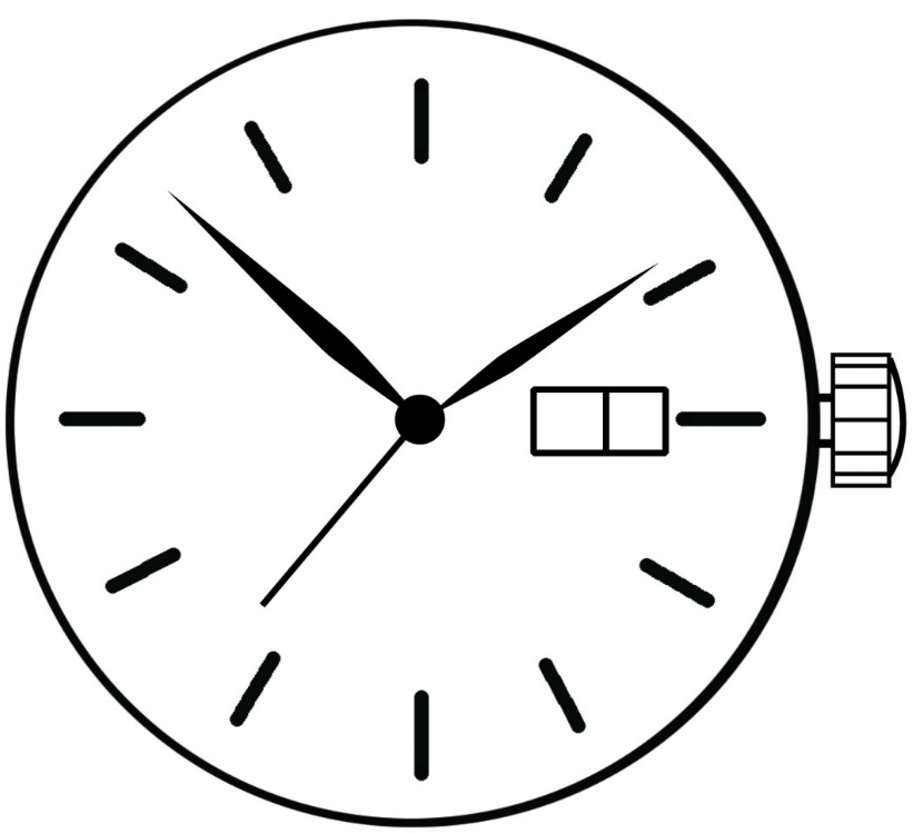 Miyota 2005 Japan Quartz Movement Japan Made
