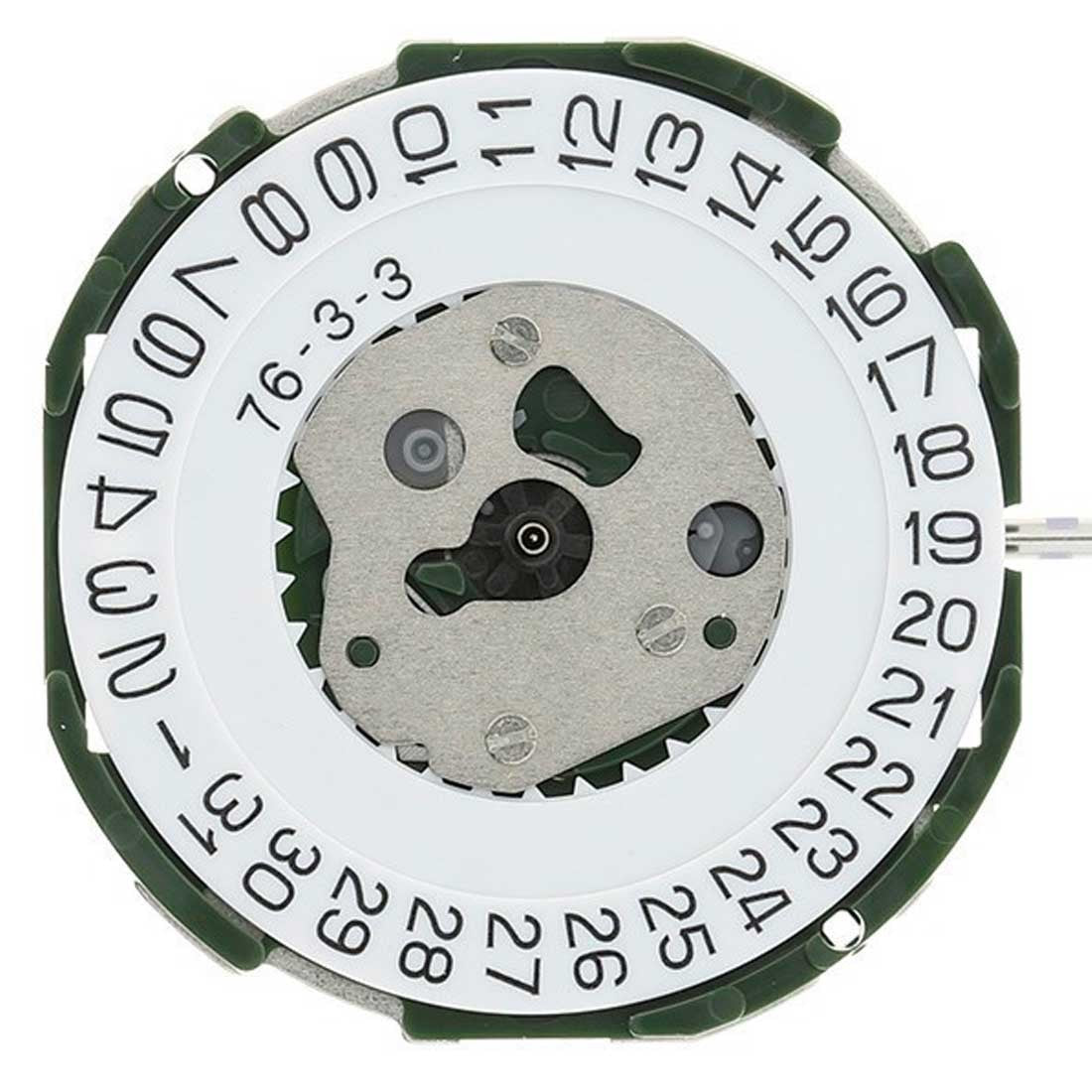Miyota 2115, japanisches Quarzwerk, Datum bei 3, in Japan hergestellt