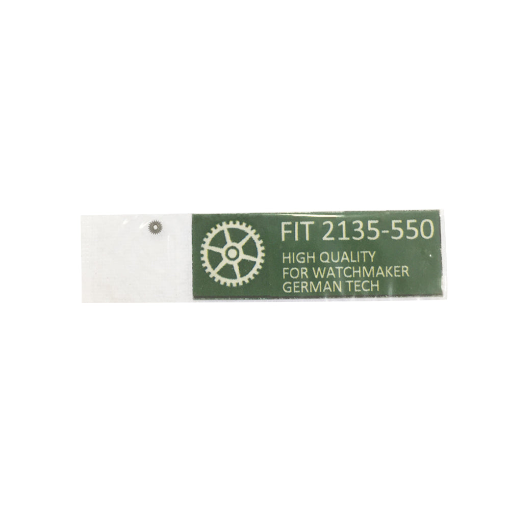 Generic 2135-550 pinion gear for oscillating weight replacement, compatible with 2135 watch movement.