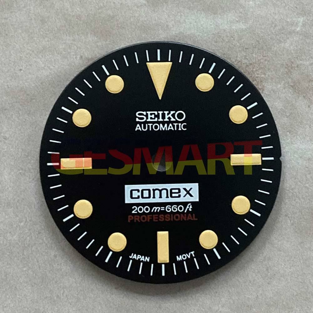 28.50mm Watch Dial Green Luminous Suitable for NH35/NH36 Movement Watch #04