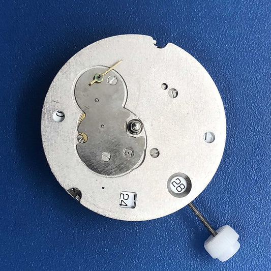 DG2813 automatic watch with small second at 9 o'clock and single calendar, silver dial.