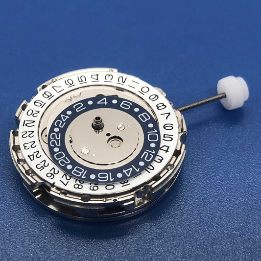 DG2813 silver automatic mechanical watch movement with 24-hour display for precise timekeeping