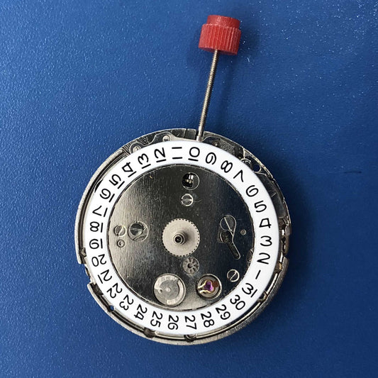 DG2813 automatic watch movement with 4 hands, model 8205 replacement for precise timekeeping.