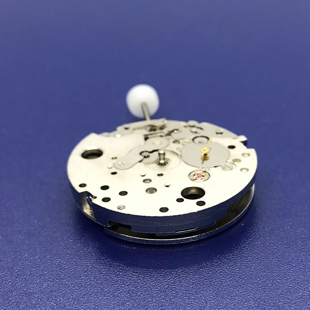 DG2813 silver automatic mechanical watch movement featuring precise timekeeping, perfect for watch repairs.