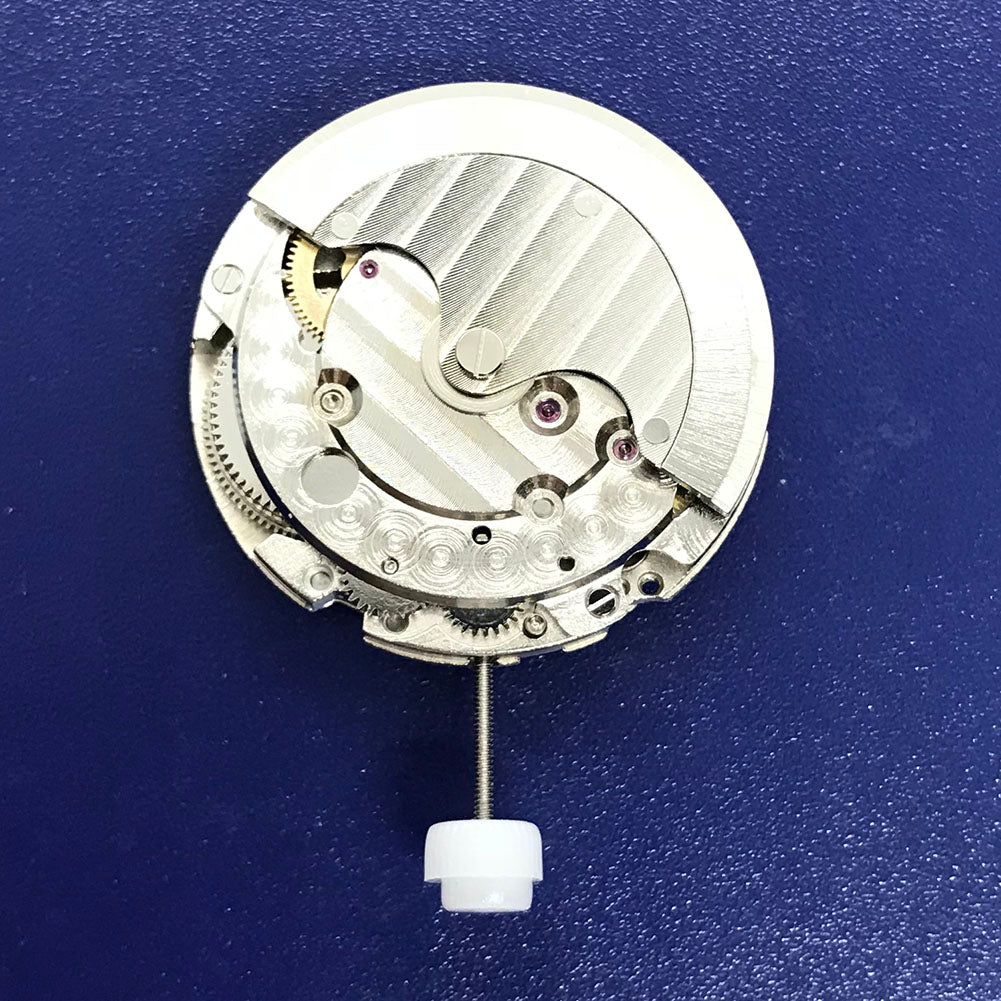 DG2813 silver automatic mechanical watch movement, precise timekeeping for expert repairs and custom watch accessories.