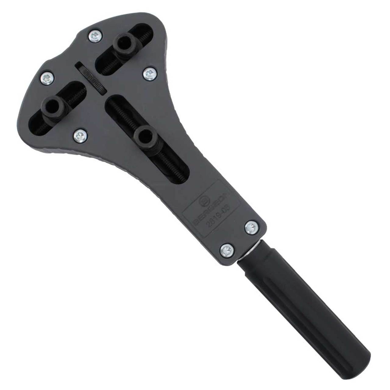 Bergeon 2819-08 Maxi Jaxa watch case opener tool, durable design for precise waterproof watch back removal.