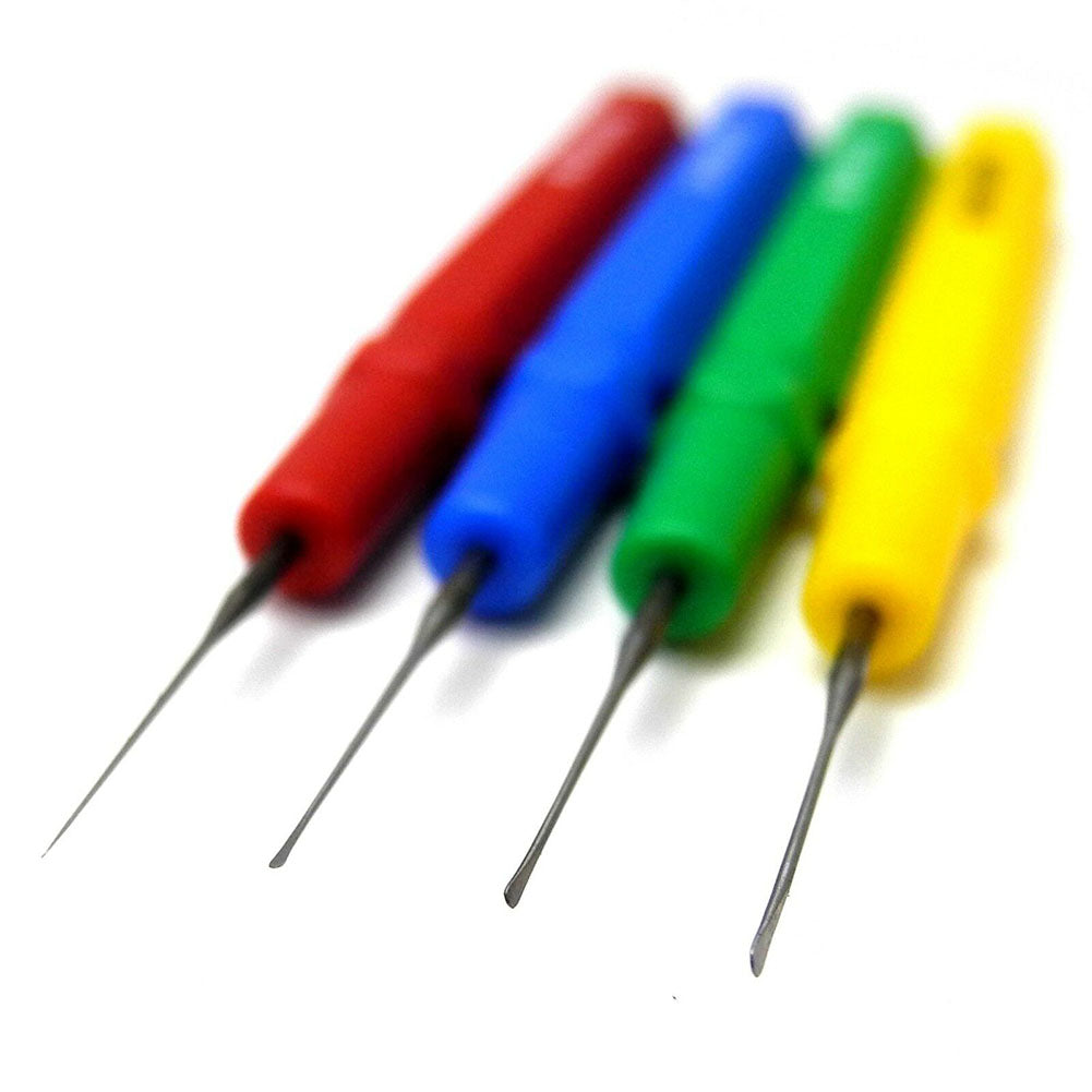 Bergeon 30102-P04 watch dip oiler set with 4 precision applicators for delicate watch repair tasks