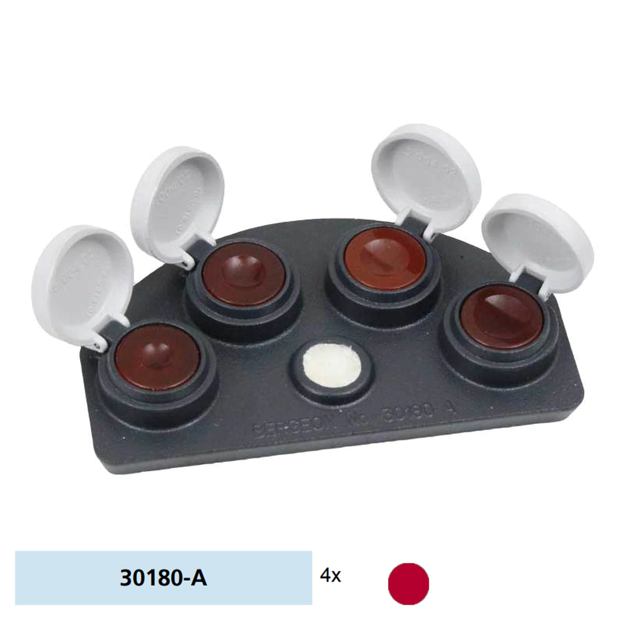 Bergeon 30180-A die-cast oil dip oiler stand for precise watch component lubrication and maintenance.