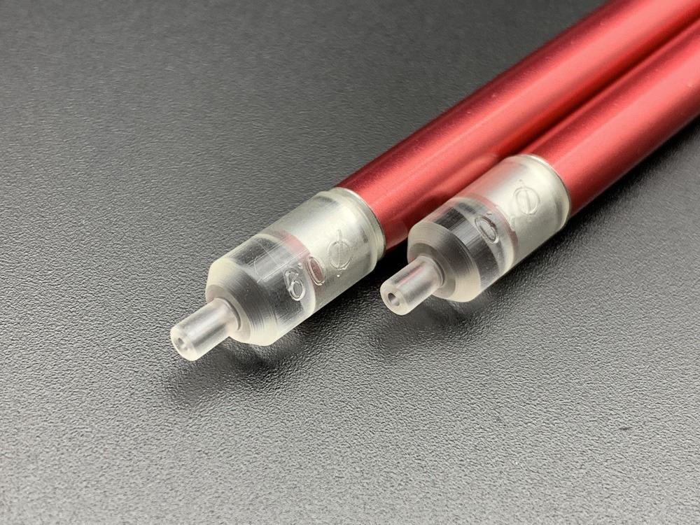 Rubber head needle punch tool set for accurate watch hand positioning and adjustment.