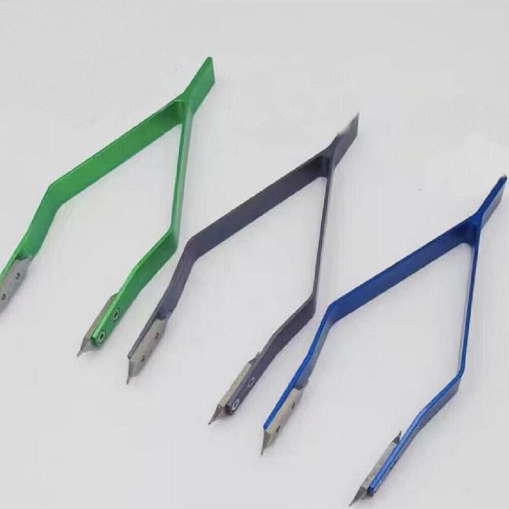 Precision Stainless Steel 7825 V Type Spring Bar Tweezers, ideal for precise watch repair tasks.