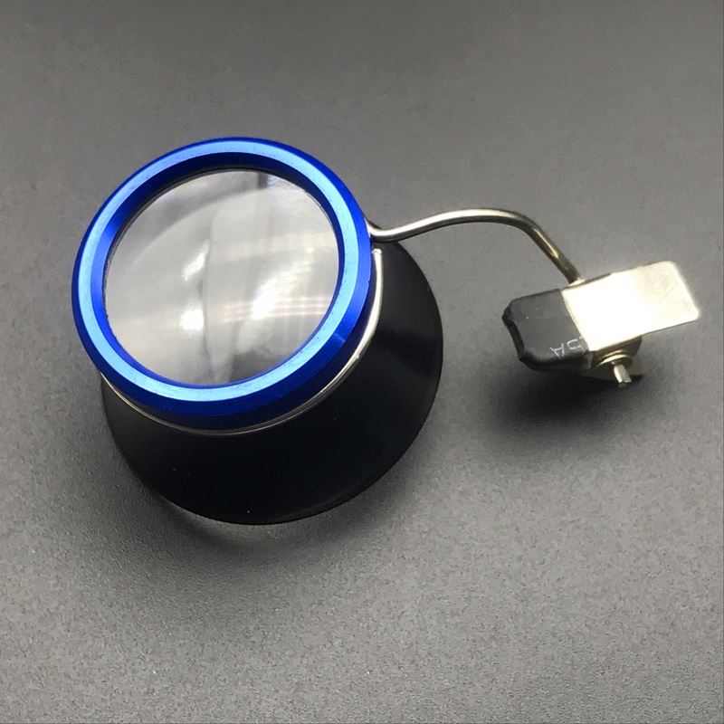 Ten-pack of  clip-on magnifier loupes, ideal for detailed watch repair and jewelry work.