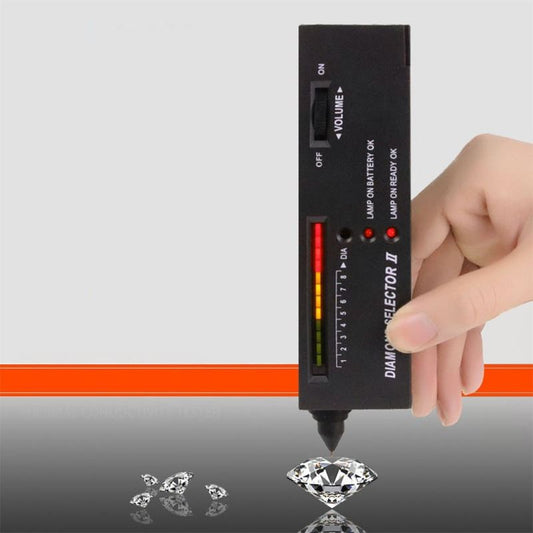 Portable Professional Diamond Tester Pen with LED indicator for accurate gem testing by Diamond Selector II