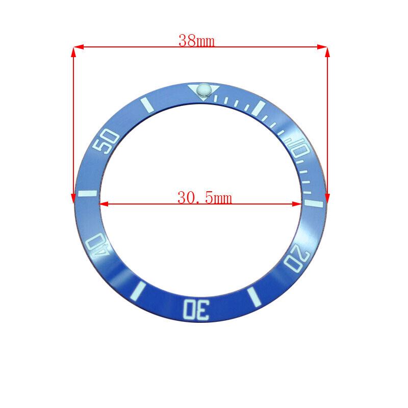 38mm Keramik Uhr Lünette Für GMT Herren Uhr Zubehör Uhr Reparatur Teil