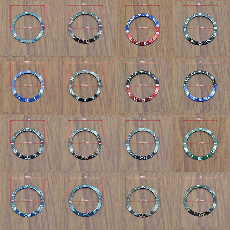 38mm Keramik Uhr Lünette Für GMT Herren Uhr Zubehör Uhr Reparatur Teil