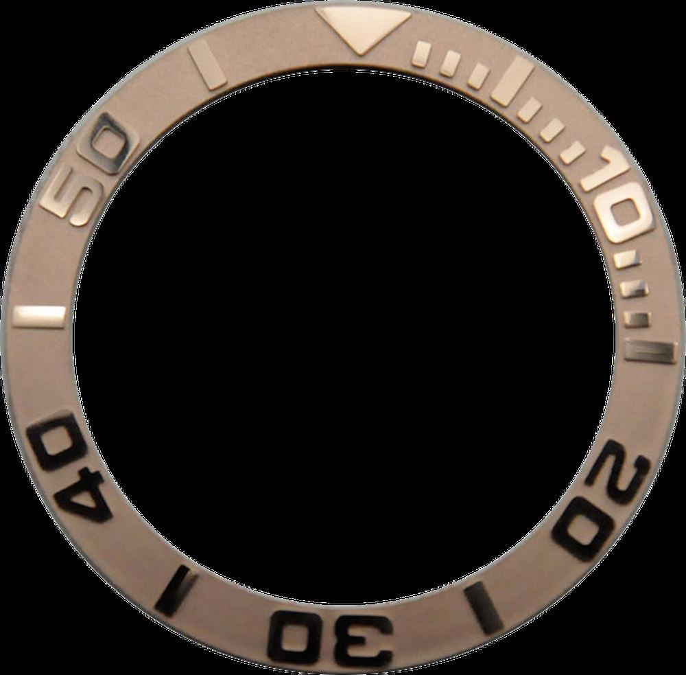 Ceramic bezel insert ring for 38mm GMT watch, fits 40mm case, durable and stylish accessory.
