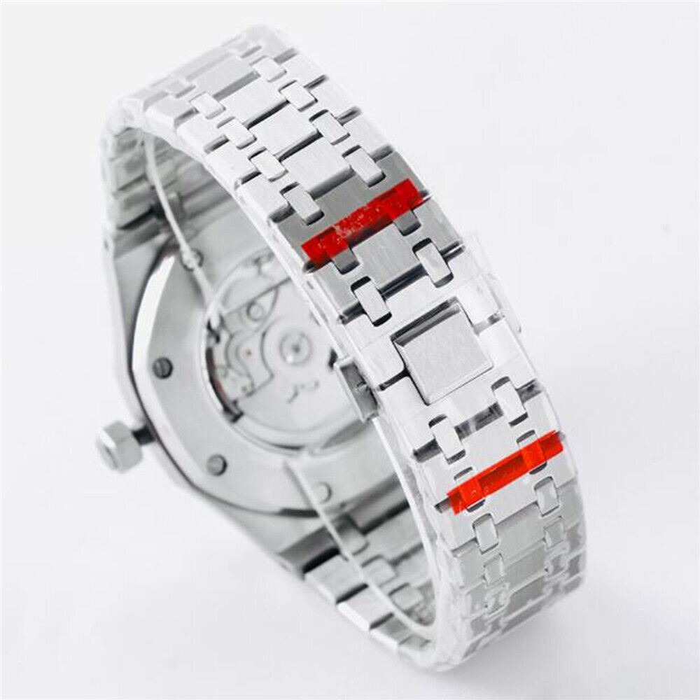 41mm men's stainless steel watch case with NH35 mechanical movement and sapphire glass.