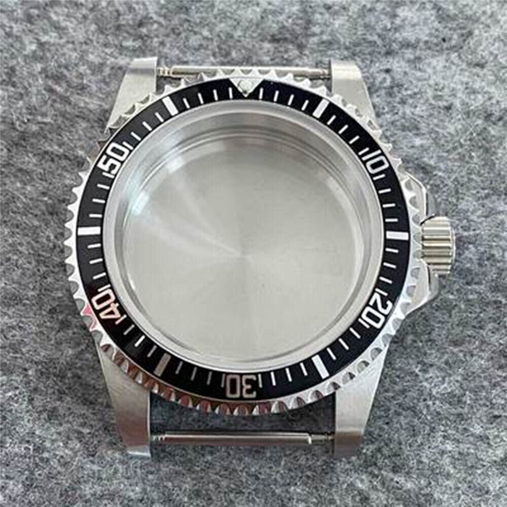 Waterproof 39.5mm watch case with stainless steel, sapphire glass for NH35/36 movements.