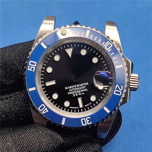 41MM waterproof diving watch case, dial, and bezel compatible with NH35/NH36 movement.