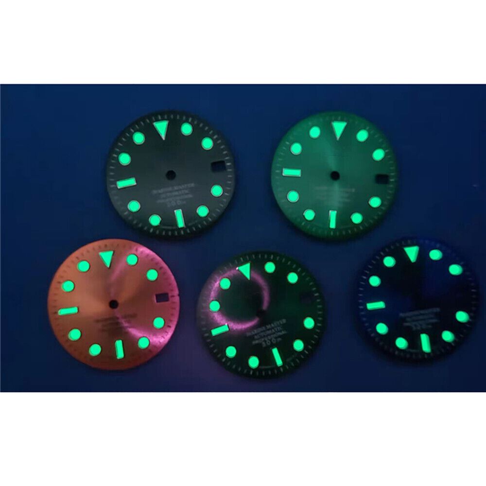 41MM waterproof diving watch case with dial and bezel, compatible with NH35/NH36 movement.