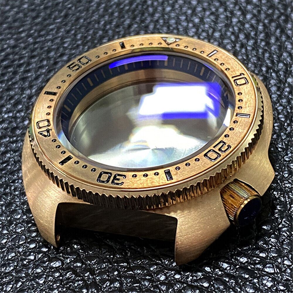 Tin bronze NH36A watch case, durable protector for NH35A watch mods.