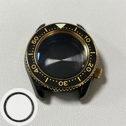 42MM sapphire glass diving watch case by SBDX001, customized for NH35A/NH36A movements.