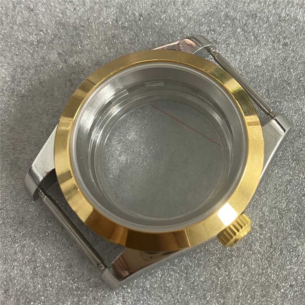 39MM transparent sapphire glass watch case, compatible with NH35/NH36/4R movements.