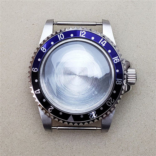 39.5MM stainless steel watch case for NH35/NH36 movement with clear acrylic crystal.
