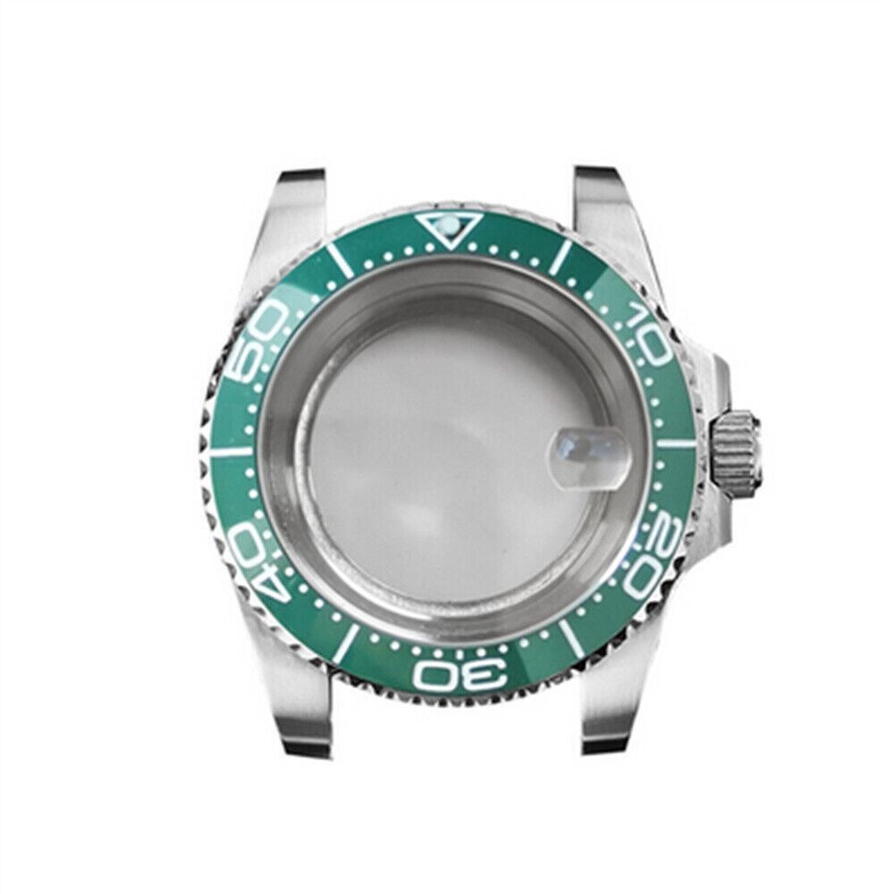 40MM Sapphire magnifying glass watch case, durable accessory for NH35/NH36 movement maintenance.