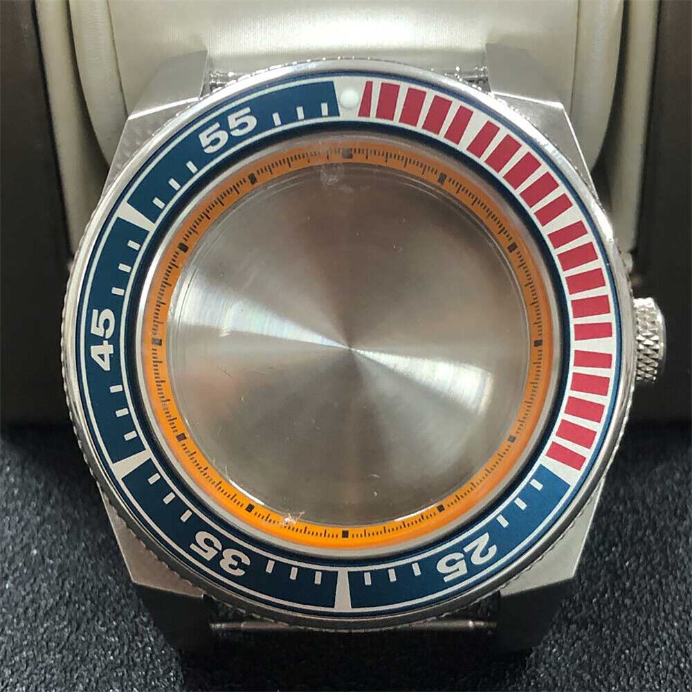 MH35/NH36 stainless steel watch case, 43mm waterproof 10ATM, sapphire glass for durability and style.