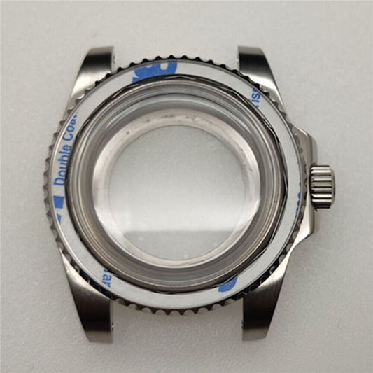 Watch Case Hardened Convex Bubble Mirror Case for NH35/NH36/NH39/NH38 movements, durable design for watch customization.