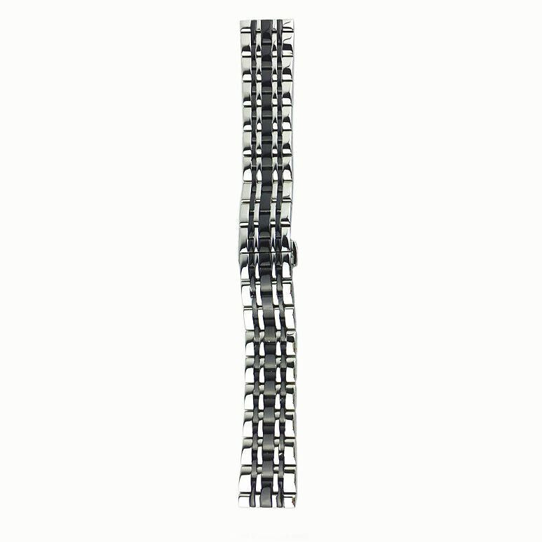 1. Elegant 12mm golden stainless steel watch strap for premium wristwatches.