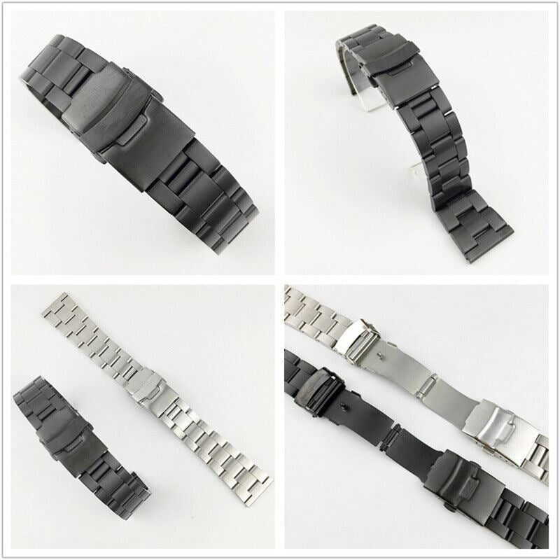 Diving Silk watch band, double lock buckle, available in 18-26mm widths for a secure, stylish fit.