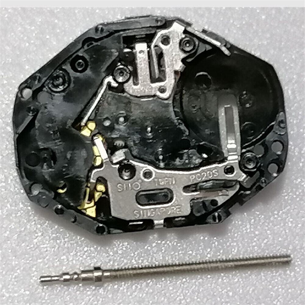 Hattori Epson PC20 quartz watch movement with two hands, precision Japan-made mechanism for accessories